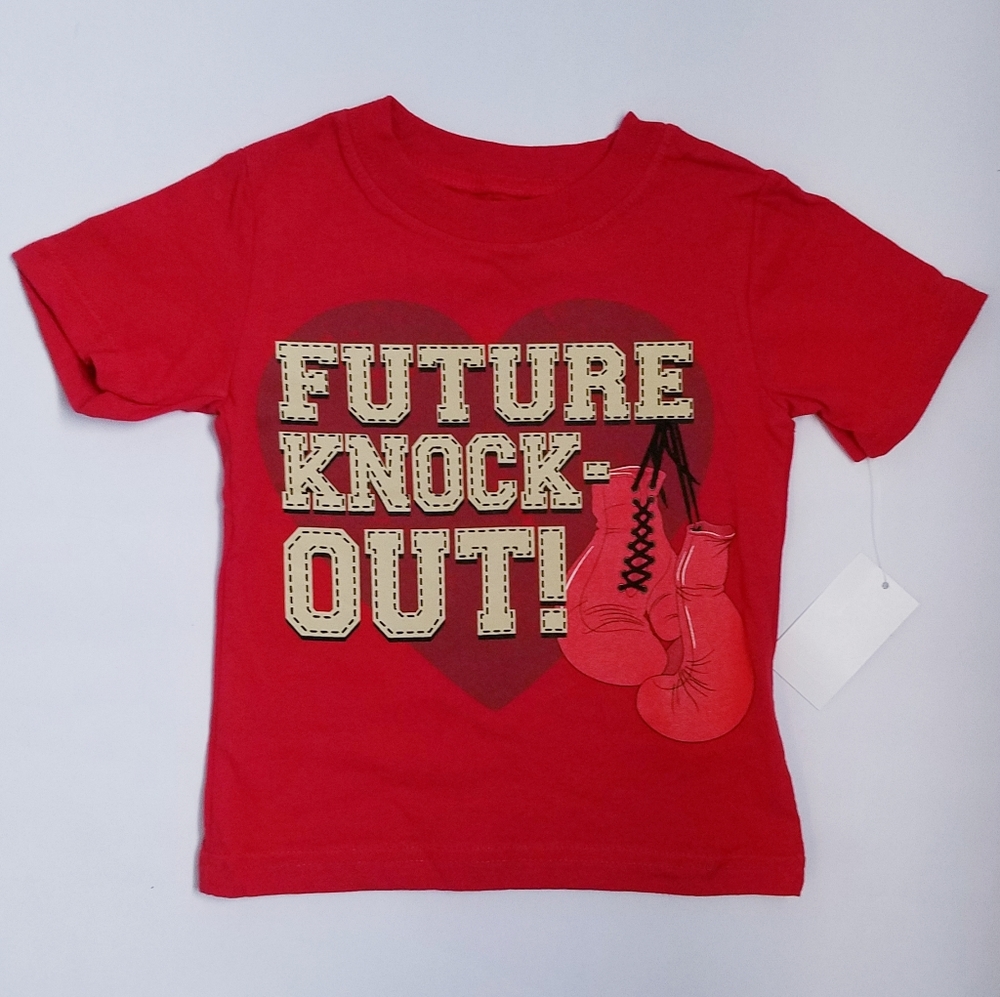 NWT Boys Valentine's "Future Knock-Out" T-shirt